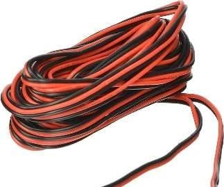 RED BLACK WIRE (1 MTS)