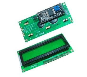 16X2 LCD with I2C - GREEN